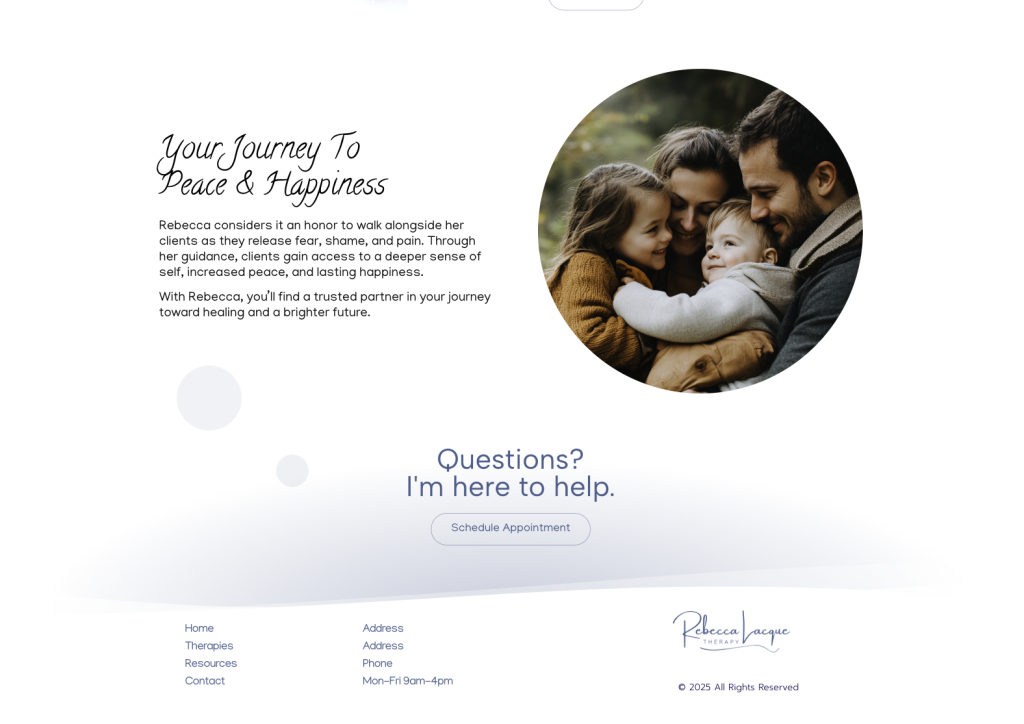 Lacque Therapy website design california web designers